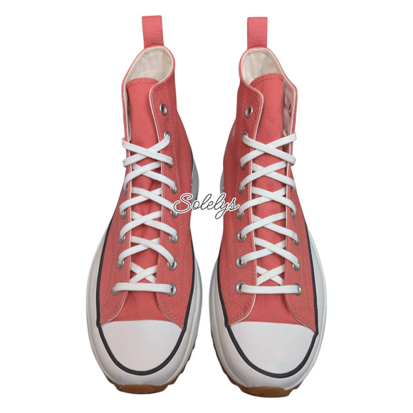 Converse Run Star Hike High Top Platform Terracotta Pink Gum Sneaker Mens 12 - Picture 2 of 10